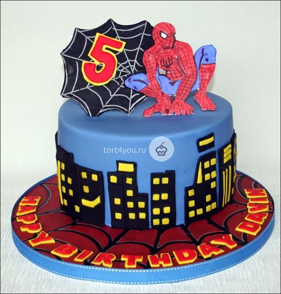 Торт человек паук - SP3
