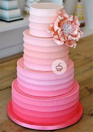 Кремовые свадебные торты - КСТ16