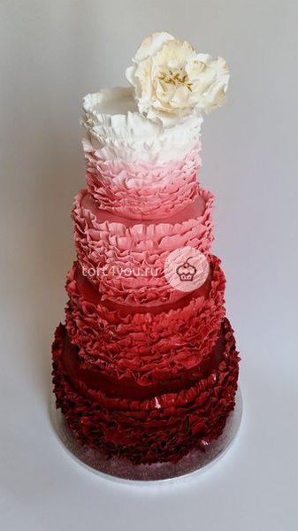 Кремовые свадебные торты - КСТ8