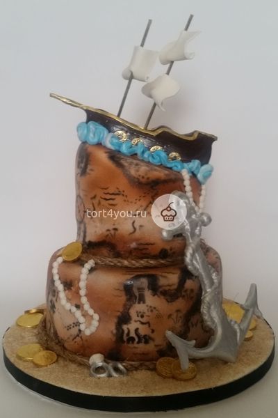 Торт "Пиратские корабли" - KR13