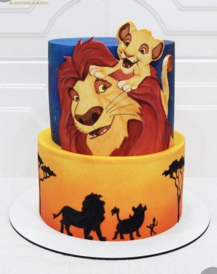 Торт Король и Лев - Король Лев 2