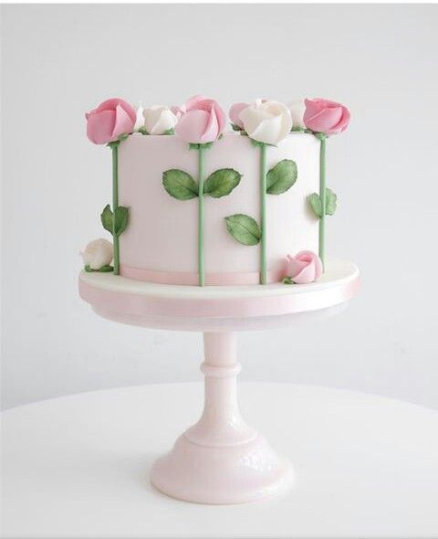 Торт с цветами - ТЦ21