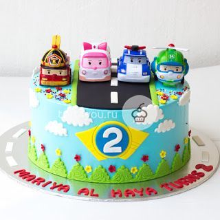 Торт робокары - R44