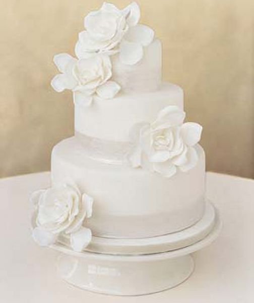 Белые свадебные торты - БТ1