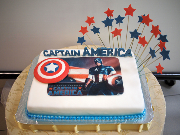 Торт «Капитан Америка» - К.Америка 7
