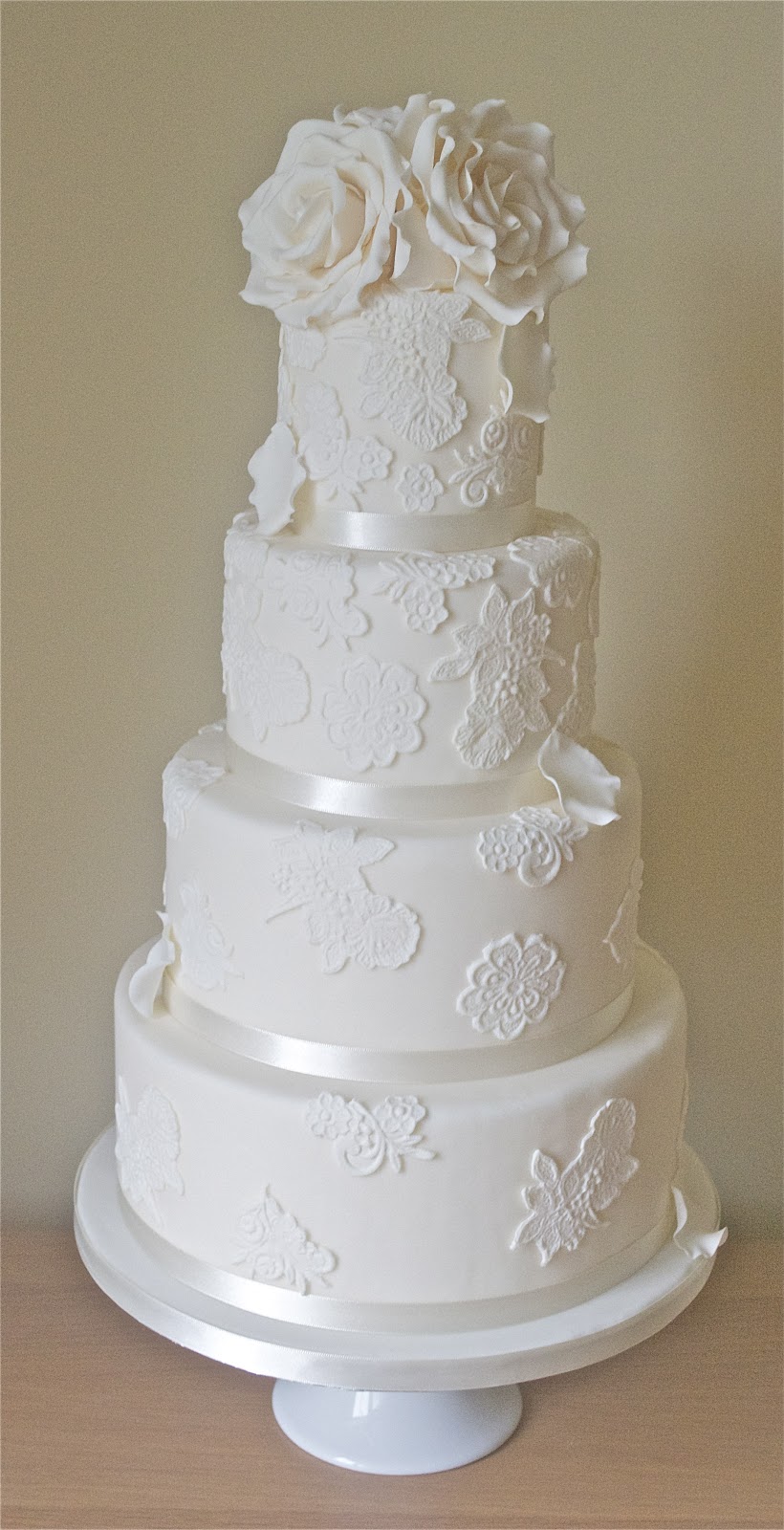 Белые свадебные торты - БТ 16