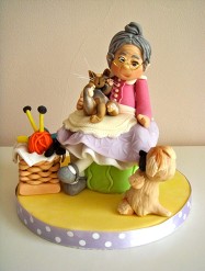 Торт на юбилей бабушке - Б5