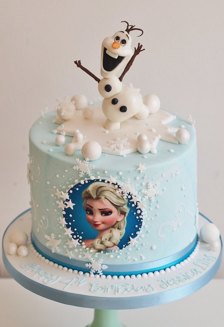 Торт «Холодное сердце» - Frozen3