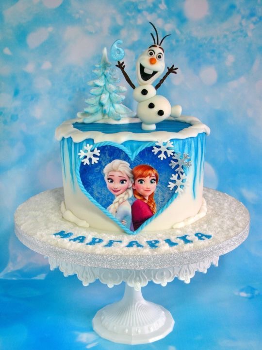 Торт «Холодное сердце» - Frozen7