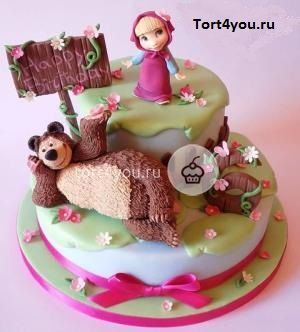 Торт «Маша и Медведь» - МАША9