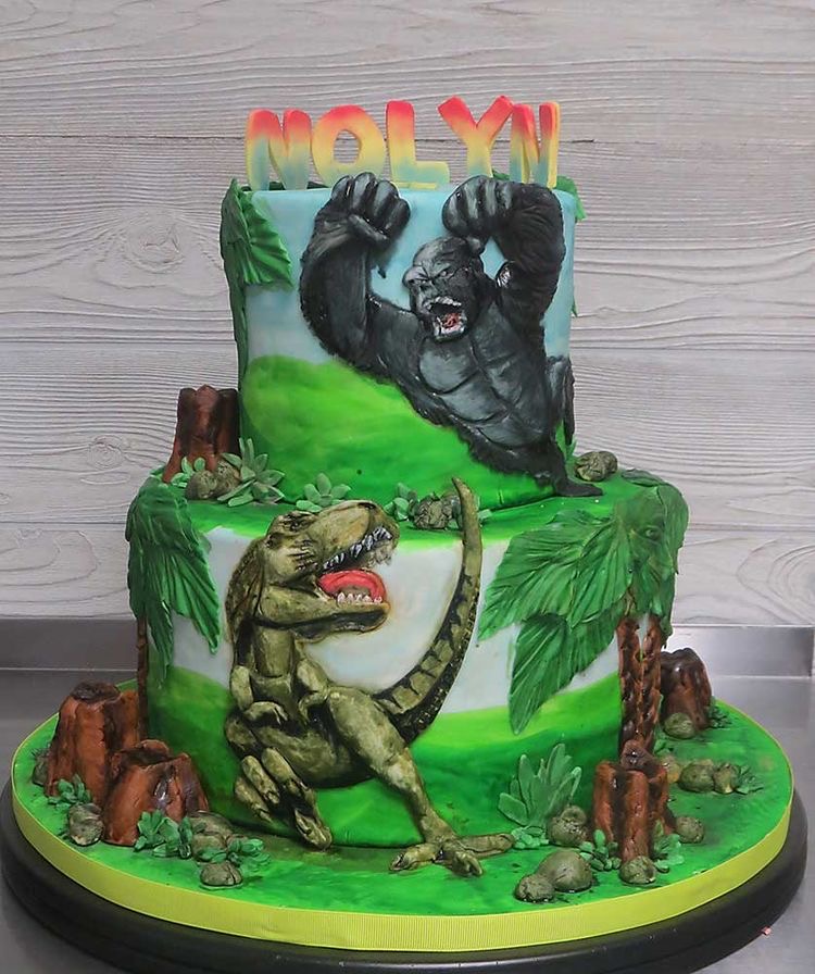 Торт Динозавры - DZ58