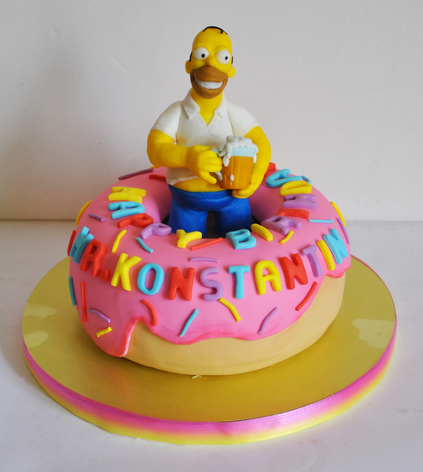 Торт «Симпсоны» - Симпсоны6
