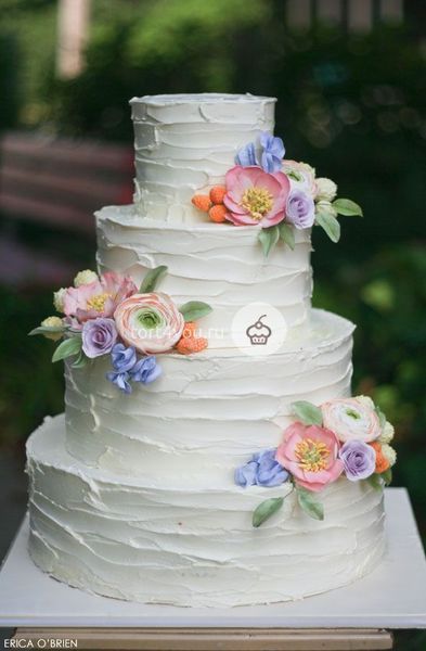 Кремовые свадебные торты - КСТ6