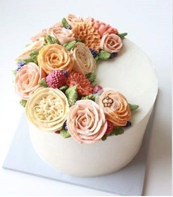 Торт с цветами - ТЦ4