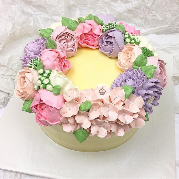 Торт с цветами - ТЦ6