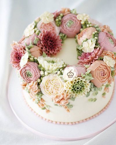 Торт с цветами - ТЦ7