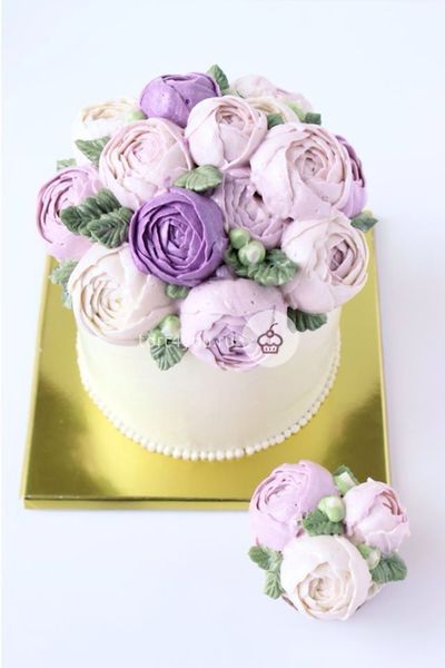 Торт с цветами - ТЦ9