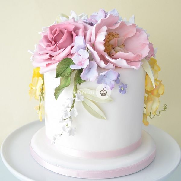 Торт с цветами - ТЦ3