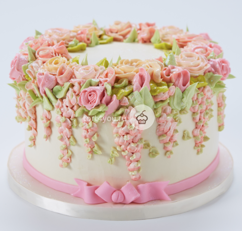 Торт с цветами - ТЦ11