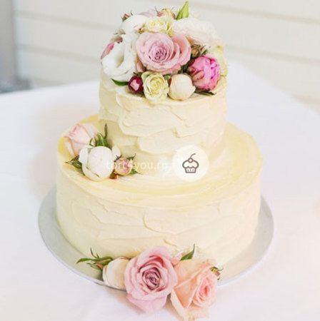 Торт с цветами - ТЦ12