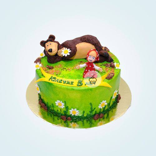 Торт «Маша и Медведь» - D117