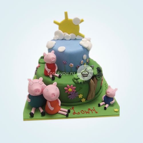 Торт «Свинка Пеппа» - D122