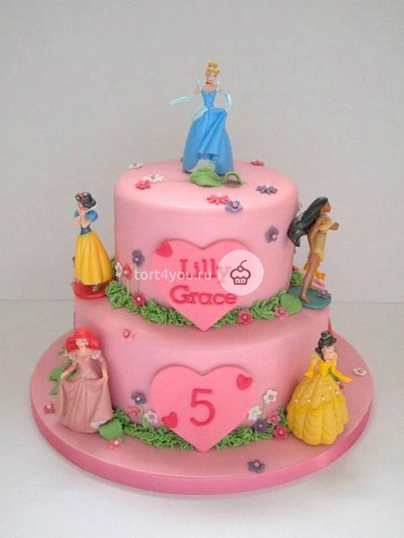Торт «Принцессы Диснея» - D180