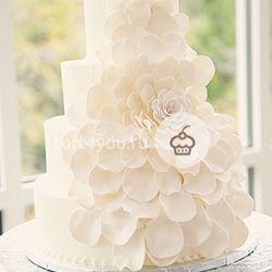 Белые свадебные торты