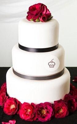 Красный свадебный торт - WR3