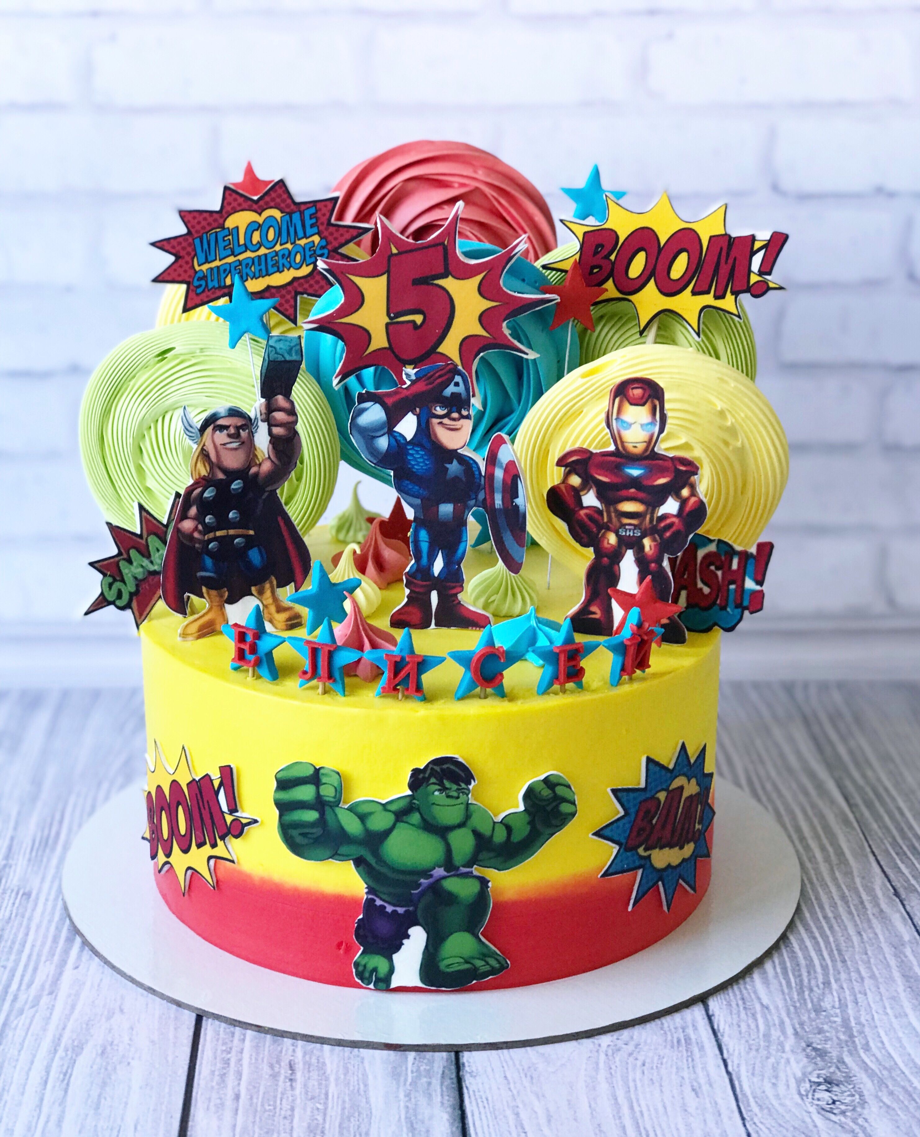 Торт «Супергерои» - SP-G24