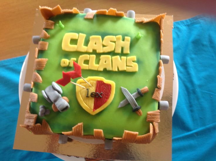 Торт Clash of Clans - CLASH OF CLANS 12